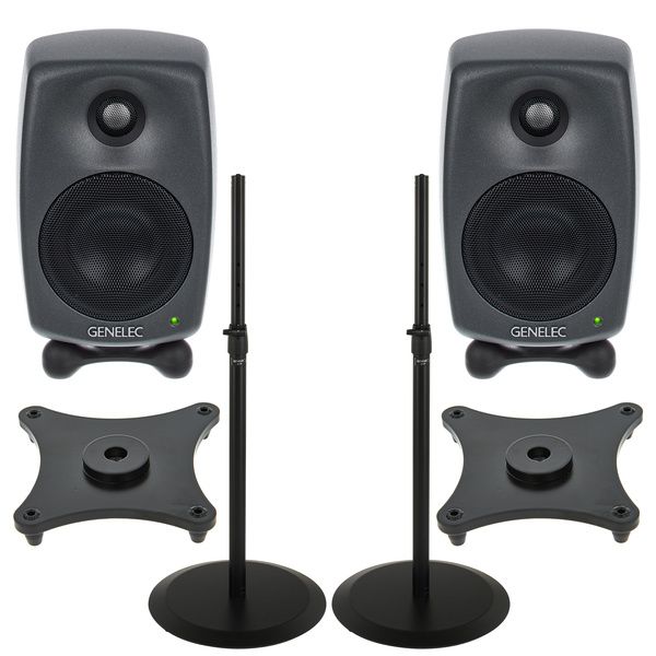 Genelec 8020 DPM Stand Bundle BK