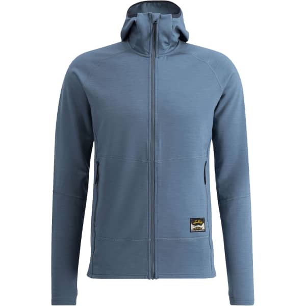 Veste polaire randonnée LUNDHAGS TIVED MERINO HOODIE M DENIM BLUE