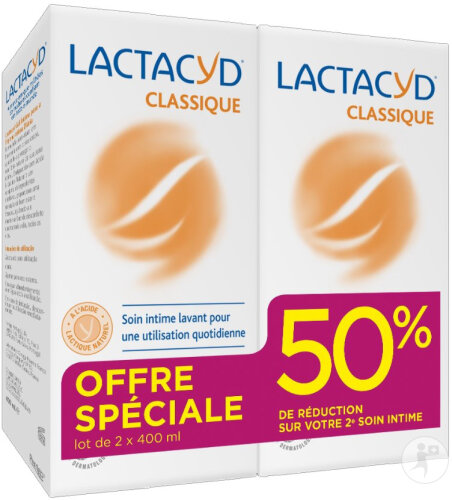 Lactacyd Soin Intime Lavant Flacons 2x400ml