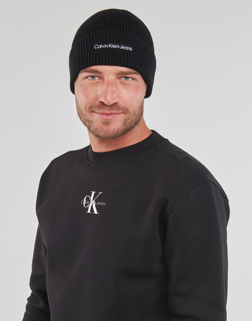 Calvin Klein Jeans - MONOLOGO CREW NECK - Noir