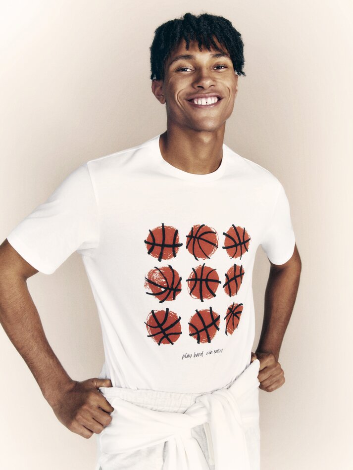 Camiseta estampada - Branca