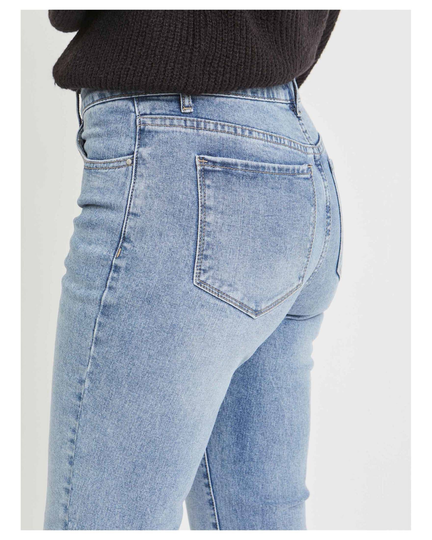 Vila| Damen Jeans VISTRAY DL RW Straight Fit verkürzt
