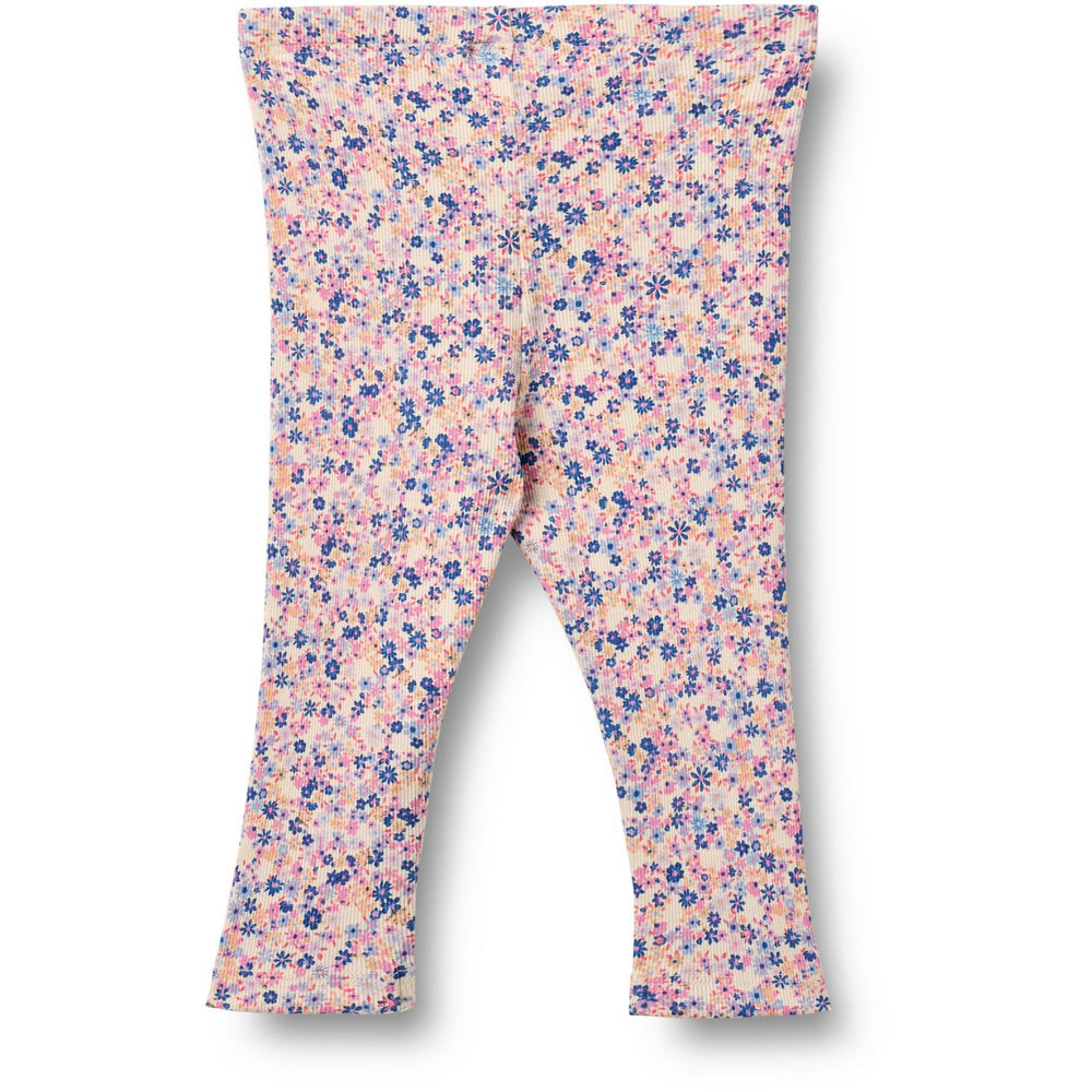 Køb Wheat Pink Blue Flowers Jersey Leggings Jules
