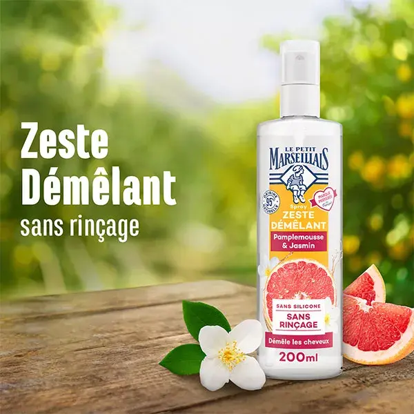 Le Petit Marseillais Spray desembaraçante de raspas de toranja e jasmim 200 ml