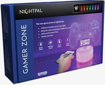 Powerpal 3D-nattlampe