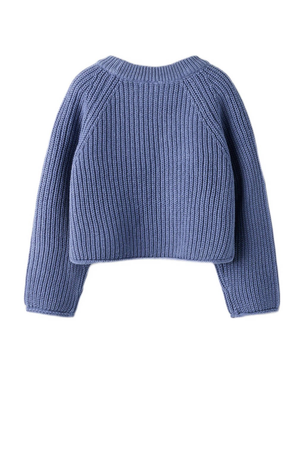 NAME IT MINI gebreide trui blauw