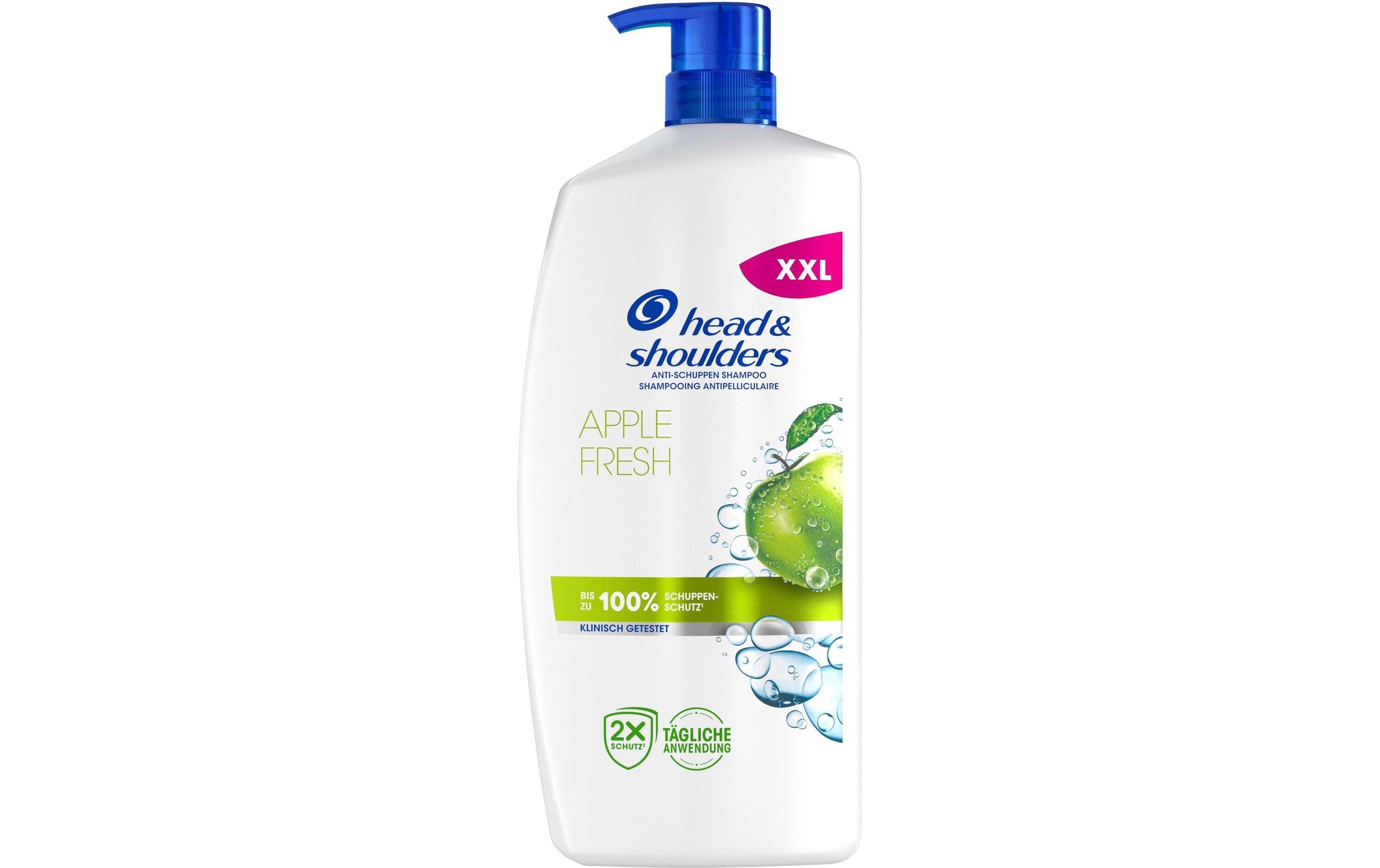 Shampoo Apple Fresh Anti-Schuppen 1000 mlHaarshampoo im Pumpspender verleiht ein Frischegefühl mit Apfelduft