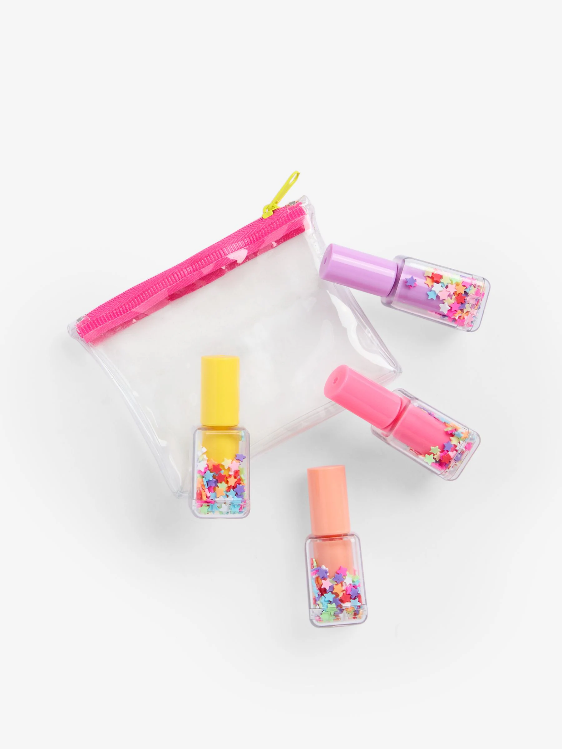 Set of 4 Nail Varnish Shaped Highlighter Pens 4 Pack