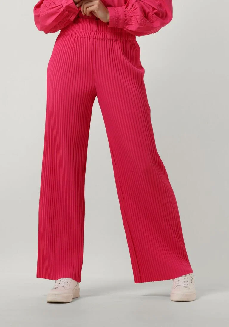Y.A.S. roze y.a.s. wijde broek yasalisa hw pant s.