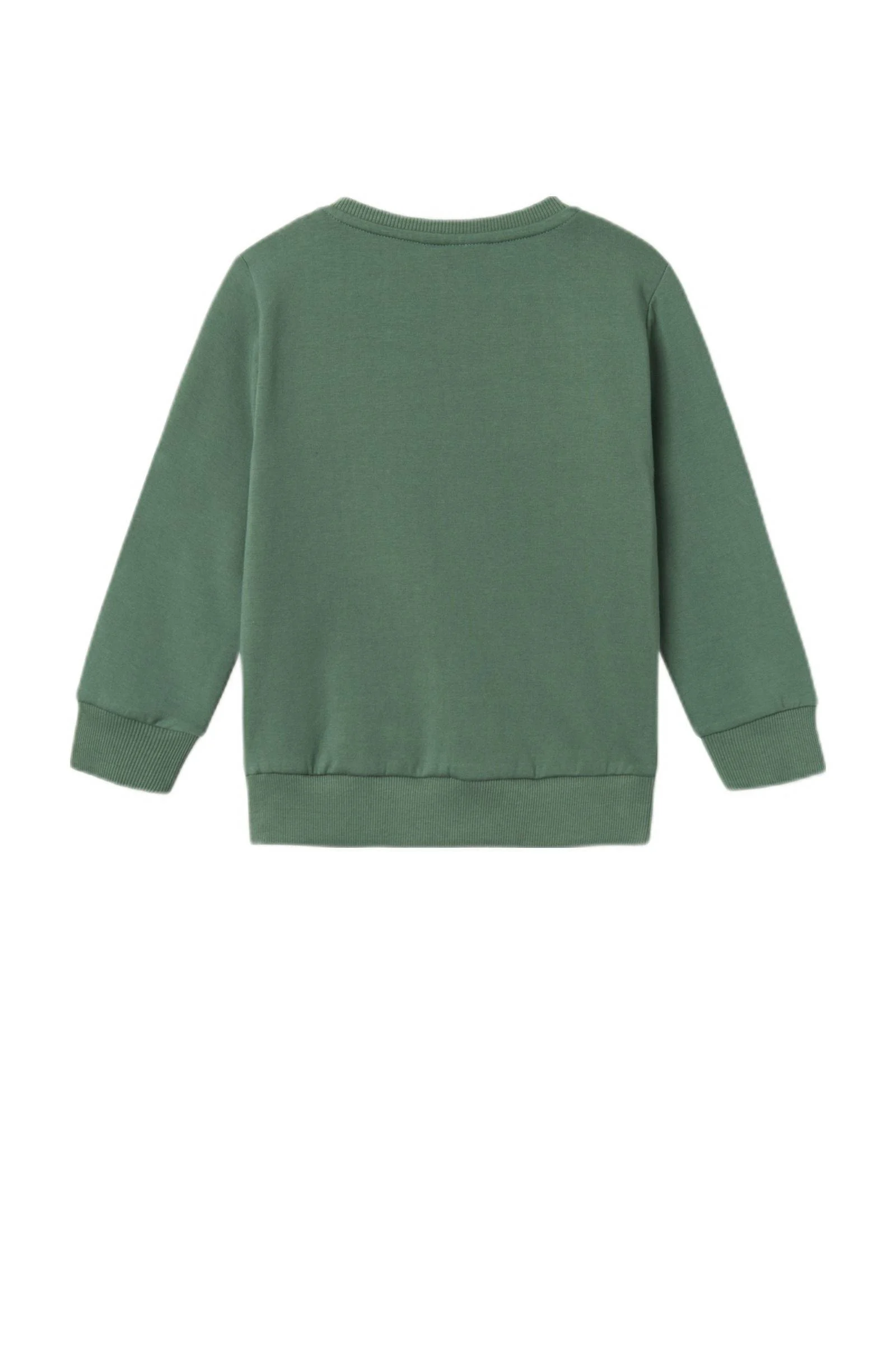 NAME IT sweater NMMRADU met tekst groen
