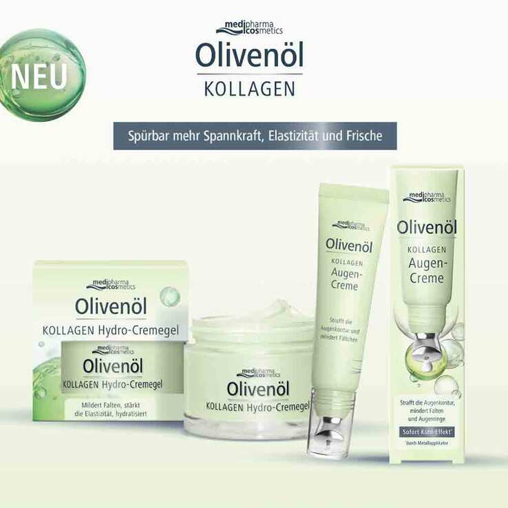 Olivenöl Kollagen Hydro-Cremegel, 50 ml