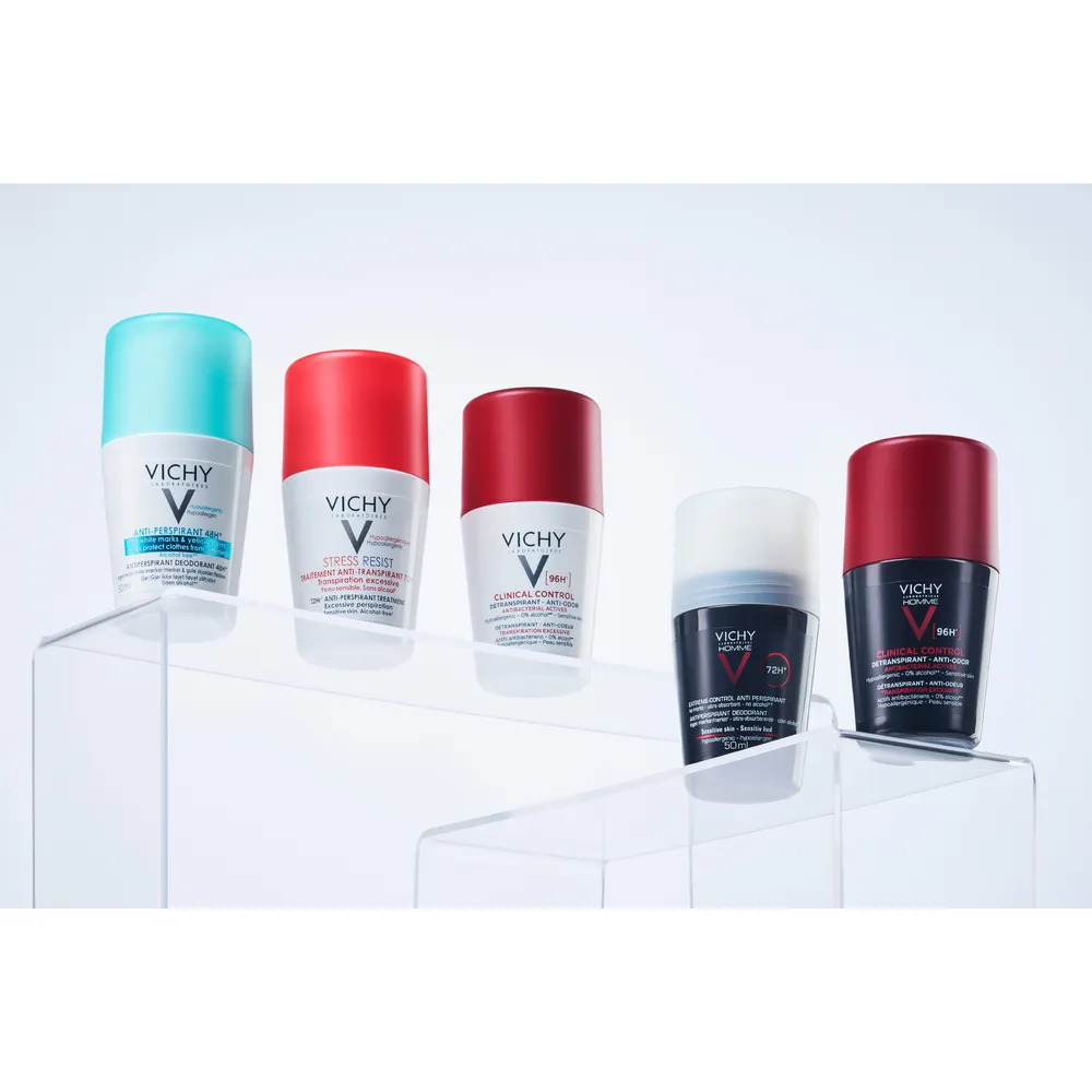 Vichy Homme Antiperspirant Deo Roll-On 72h - 50 ml.