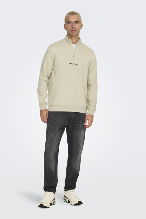 Only & Sons beige heren sweater