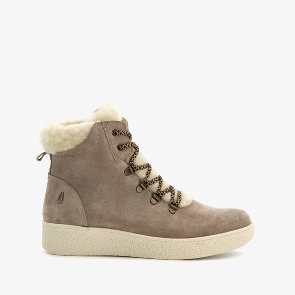 Hush Puppies gevoerde suede dames veterboots