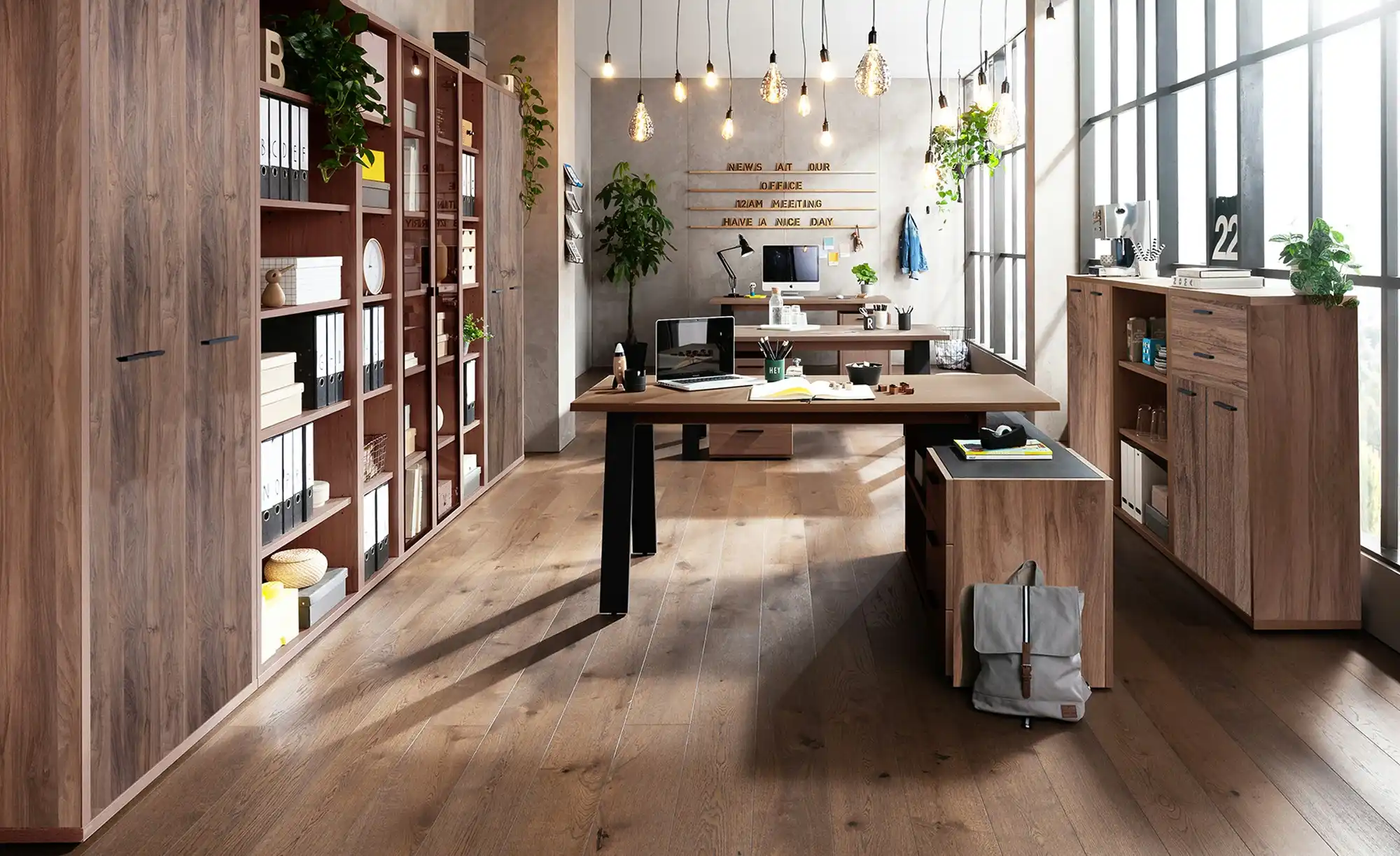Eckschreibtisch mit Sideboard Dahme
