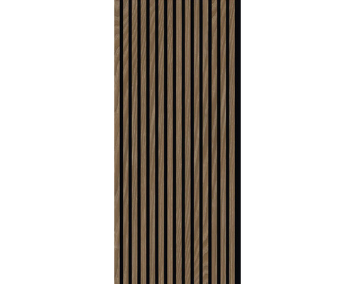Akoestisch paneel PVC gefolied eiken decor 2400 x 572 x 19 mm geschikt voor vochtige ruimtes