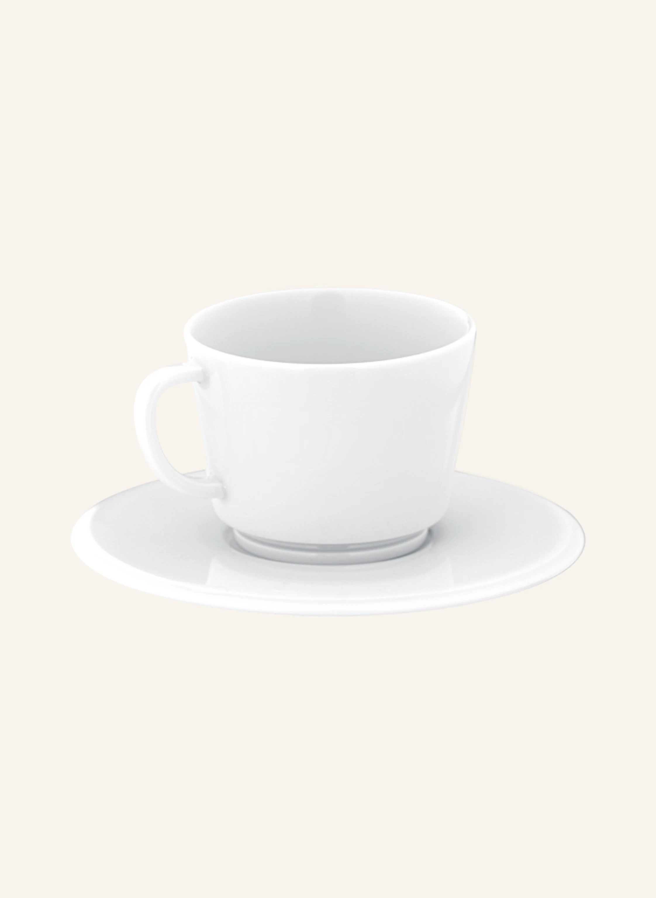 MEISSEN PORZELLAN-MANUFAKTUR Kaffeetasse VITRUV PUR mit Untertasse