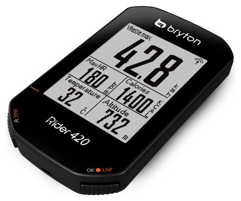 BRYTON Compteur GPS Rider 420T   Ceinture Cardio/Capteur Cadence