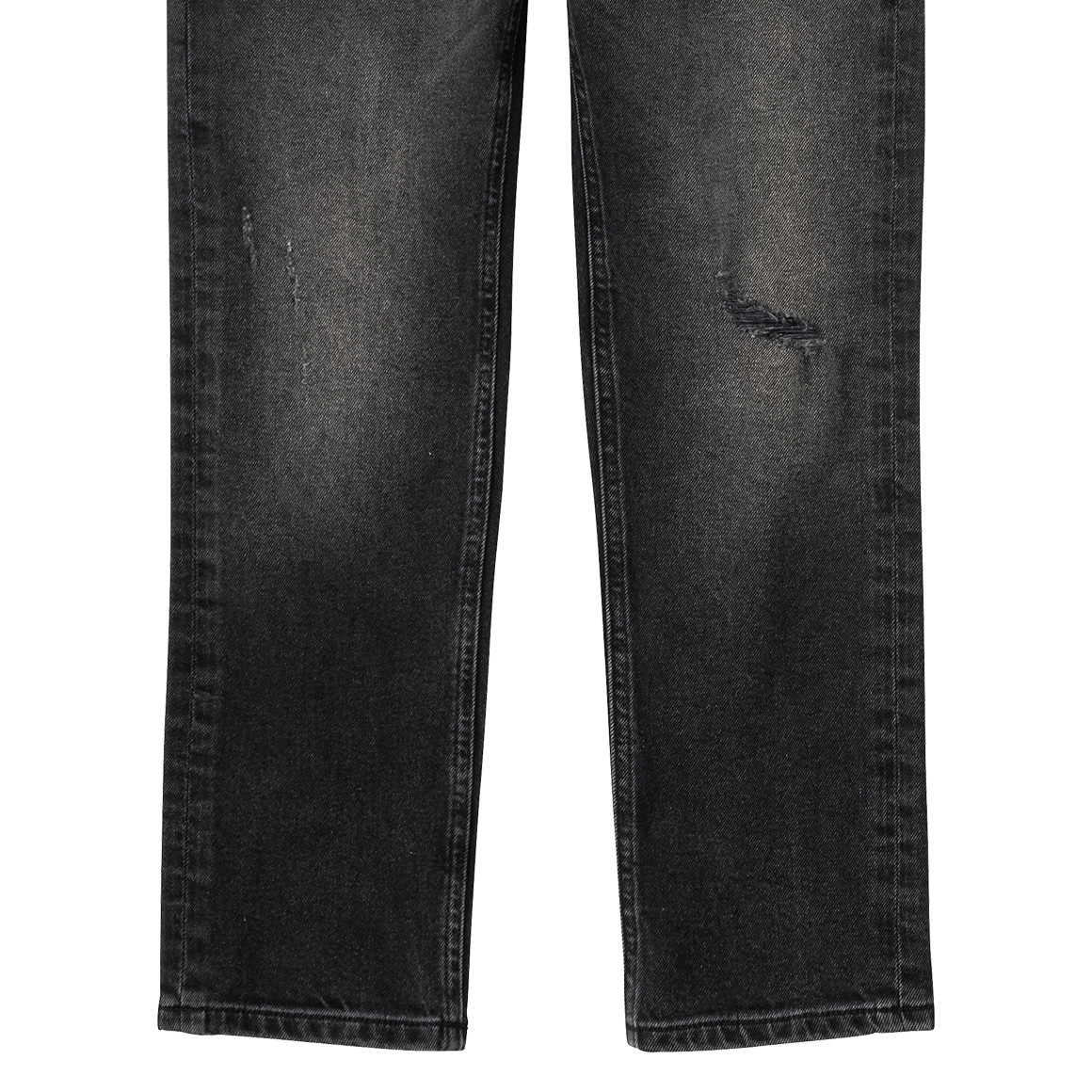 Beatwear Jungen Straight-Jeans im Used-Look dunkelgrau