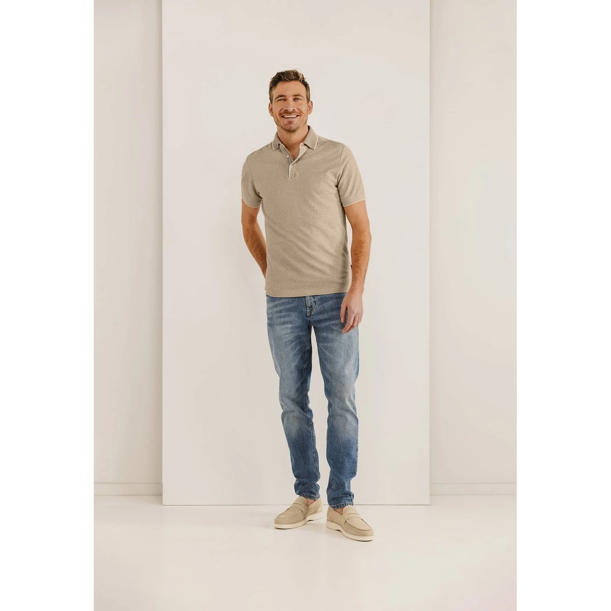 Heren Polo 420062 Dorian Zip