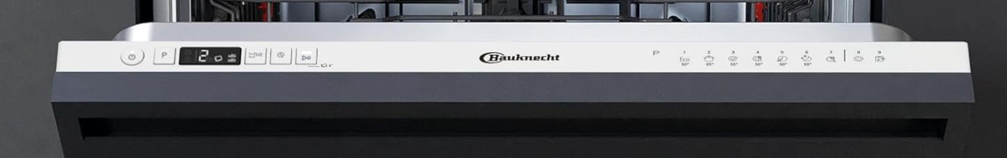 Bauknecht B2I HD526 A Vollintegrierbarer Geschirrspüler/60 CM/Hygiene-Programm/Vollwasserschutz/Startzeitvorwahl/ Selbstreinigungsprogramm