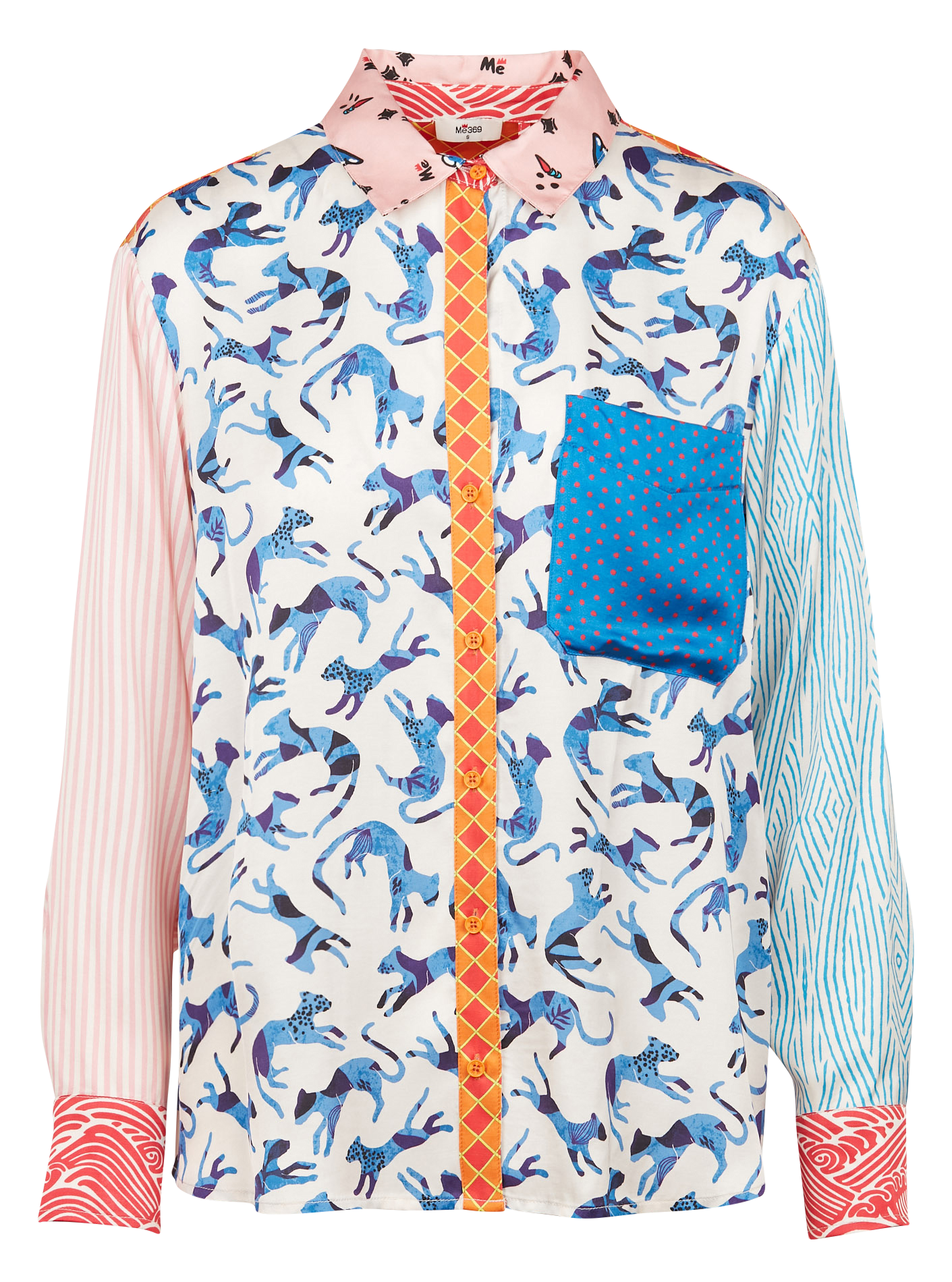 SCARLETT - Chemise col classique imprimée| Multicolore
