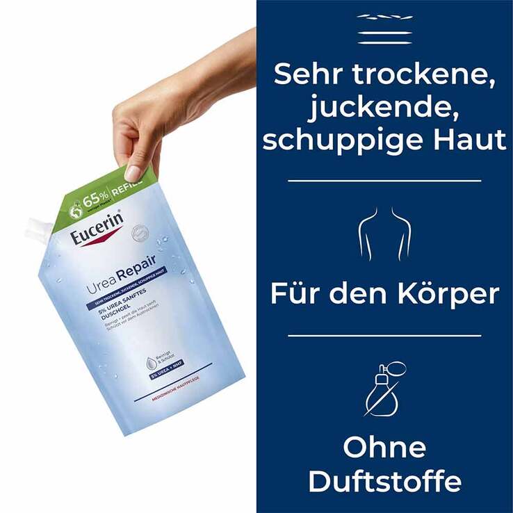 Eucerin UreaRepair Sanftes Duschgel 5%, 400 ml