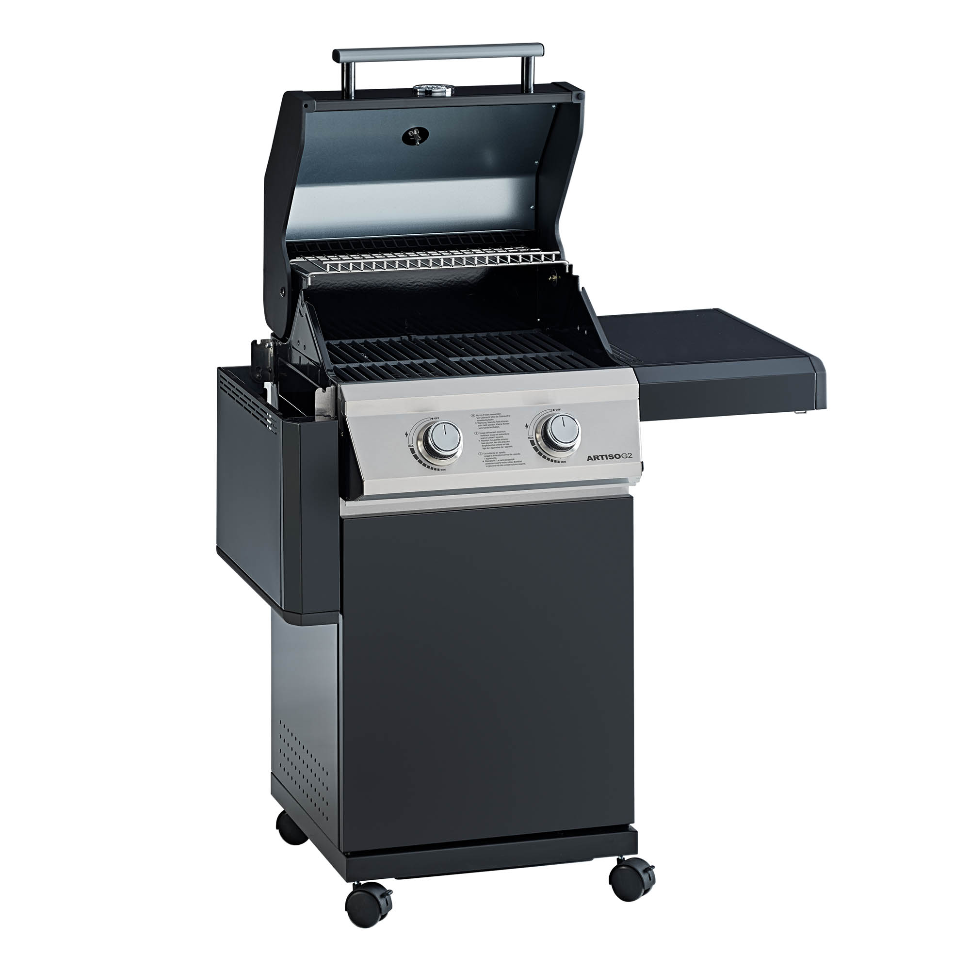 Gasgrill BBQ-Station ARTISO G2 schwarz, Exklusiv bei Toom