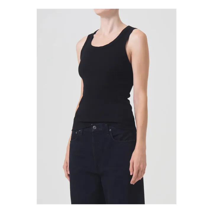 Agolde Débardeur Poppy Coton Bio | Noir