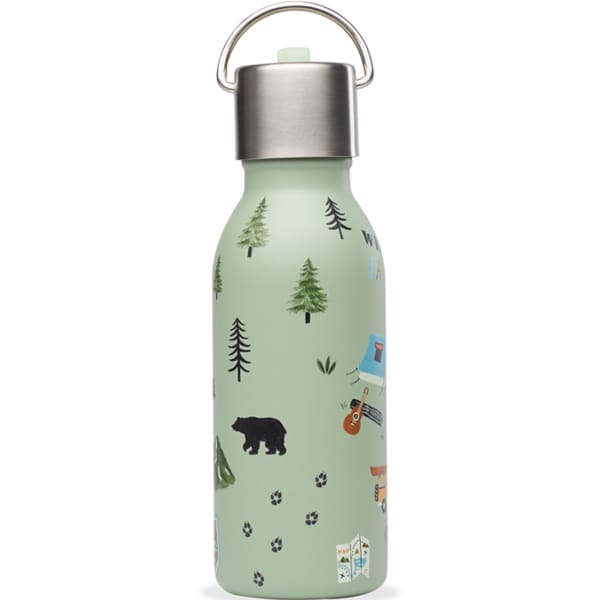 Bouteille isotherme QWETCH INSULATED STAINLESS STEEL BOTTLE KIDS YOSEMITE 350ML SAGE GREEN