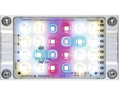 Aquariumverlichting Daytime Pro module SunLike Color LED 7,5 W zoetwater 6.000 – 7.000 K + Groen + Blauw + Rood volledig spectrum wit licht SMD LED met een chiprendement tot 140 lumen/watt