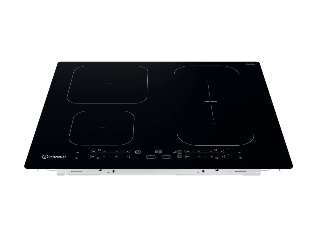 PLACA DE INDUÇÃO INDESIT IB 65B60 NE 4 QUEIMADORES 59CM PRETO