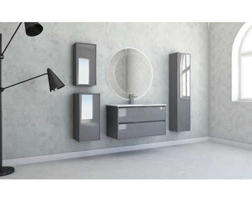 LED badkamerspiegel Tessin met cosmeticaspiegel 100 cm 45011 IP 44 (beschermd tegen vreemde voorwerpen en spatwater)