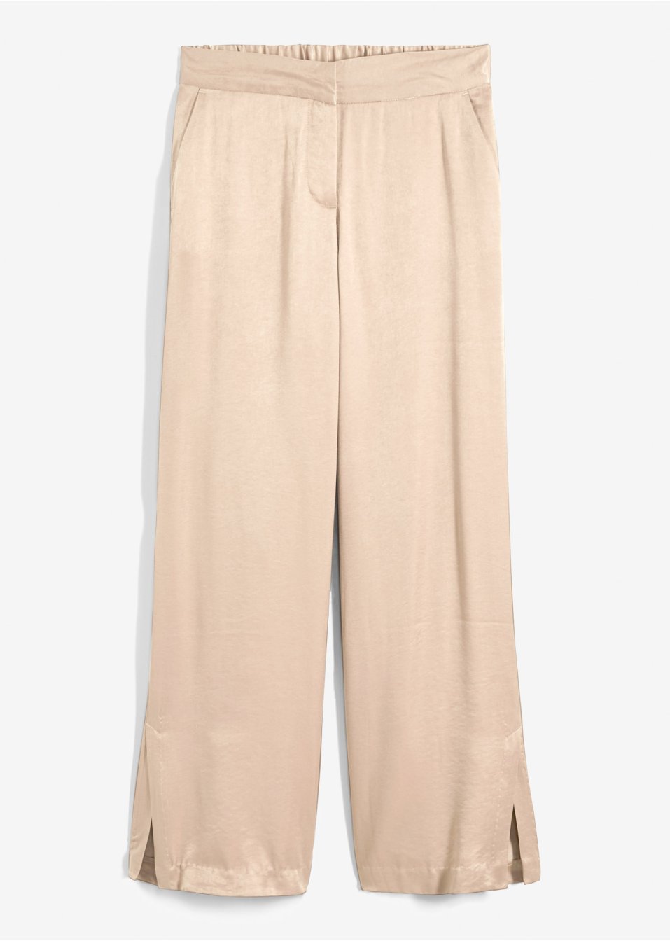Pantalon palazzo en satin