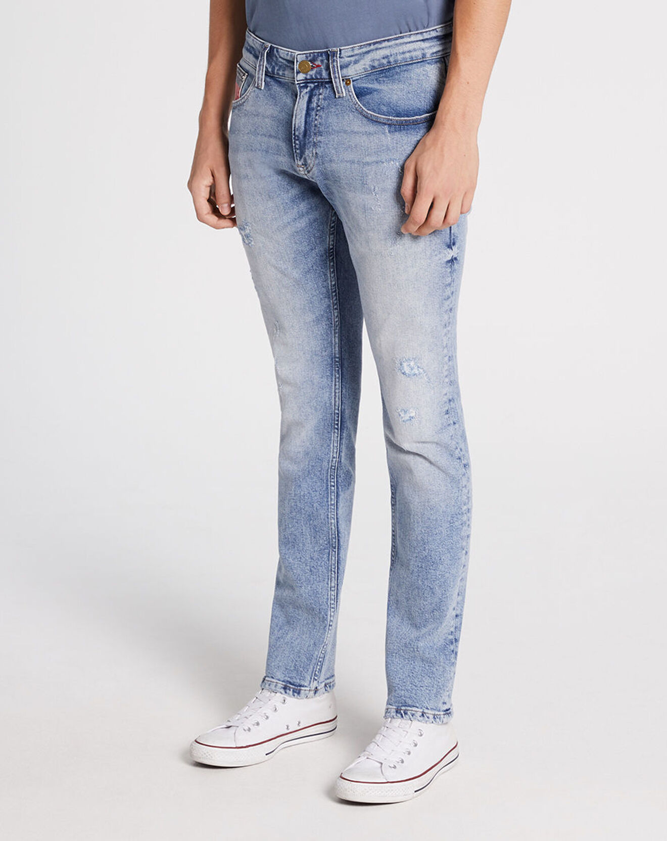 Tommy Jeans Jean Slim fit Scanton bleu clair