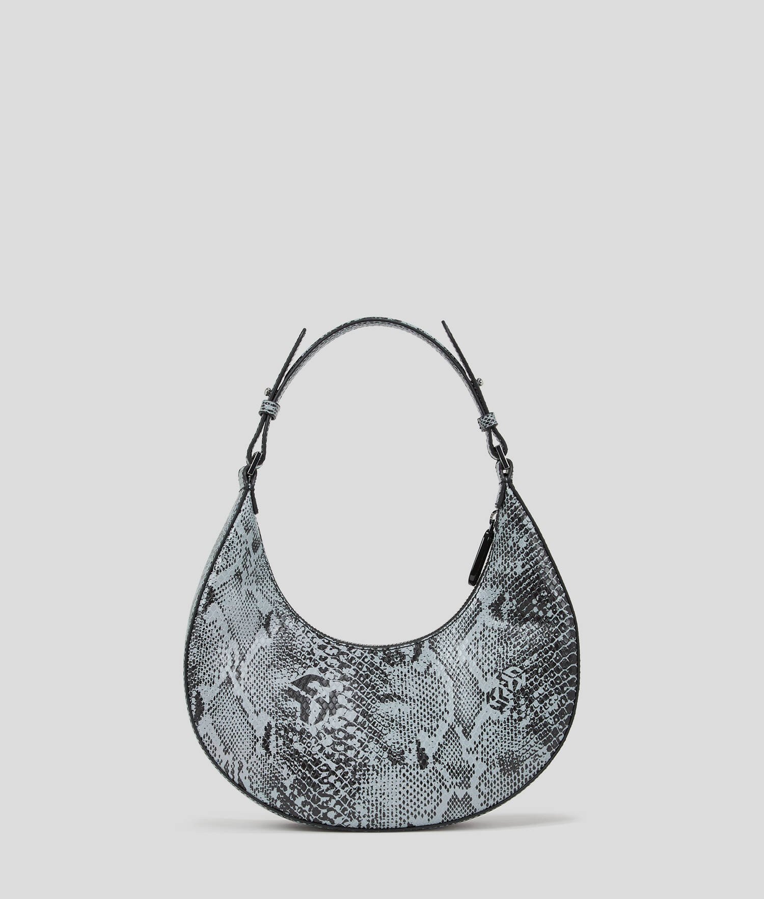 SAC DEMI-LUNE EFFET PEAU DE SERPENT KLJ
