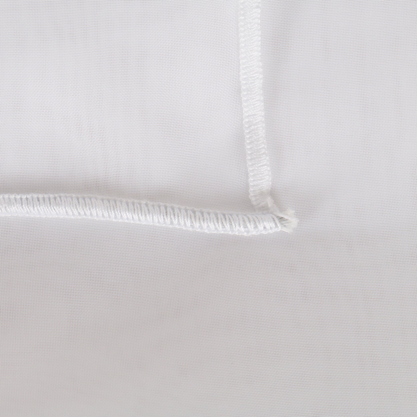 Buhnenmolton Voile 43 theaterdoek strak met ringen 400x300 (wit)