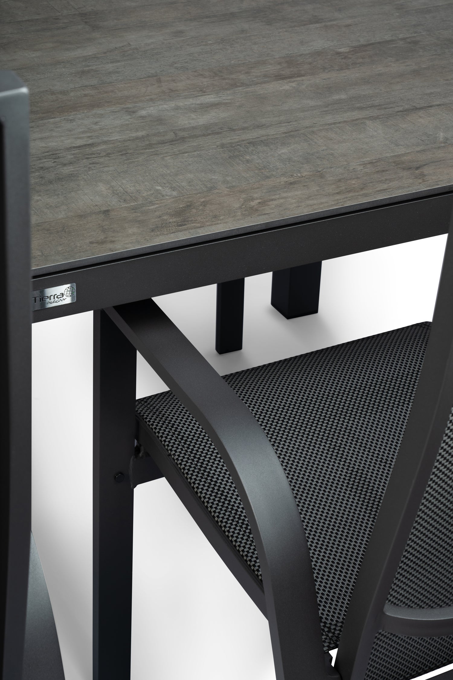 Tierra Outdoor 4-zits diningset Briga grijs met Edo antraciet