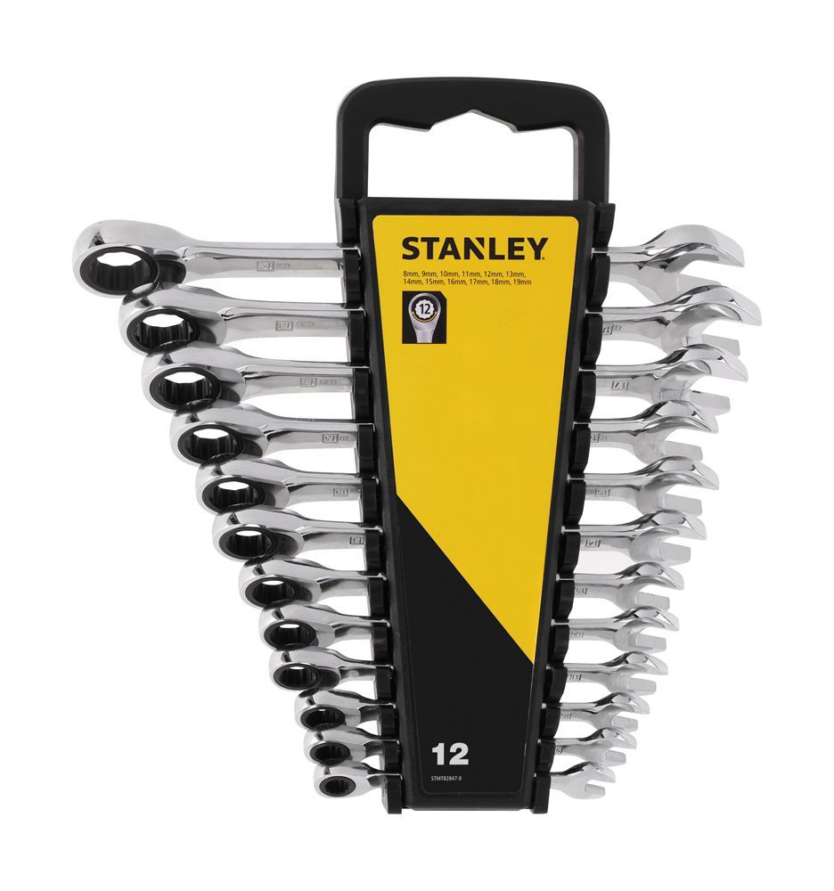 Stanley STMT82847-0 Rinsteeksleutelset met ratelring 12-delig