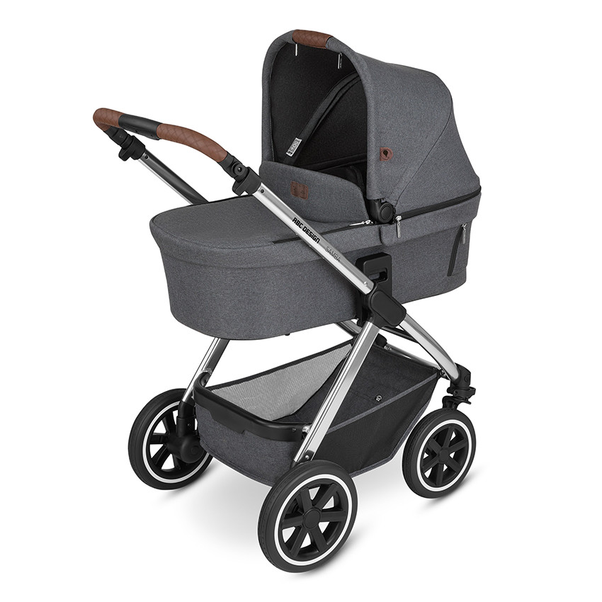 Pack duo poussette Samba + nacelle polyvalente asphalt