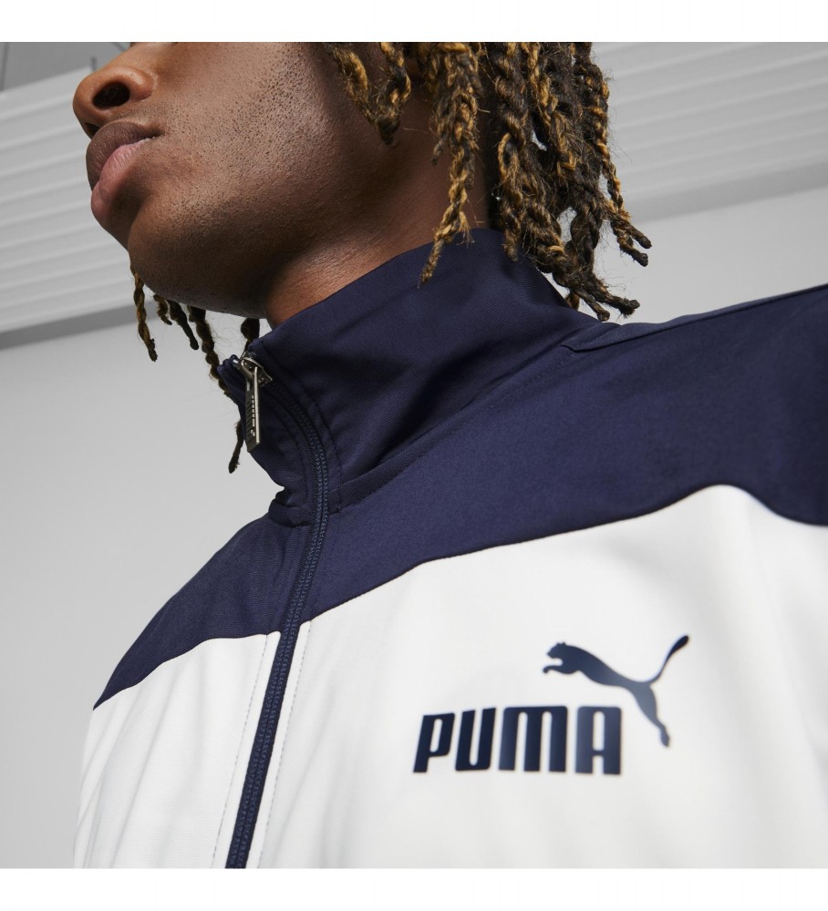 Conjunto de treino Puma em poliéster azul-marinho