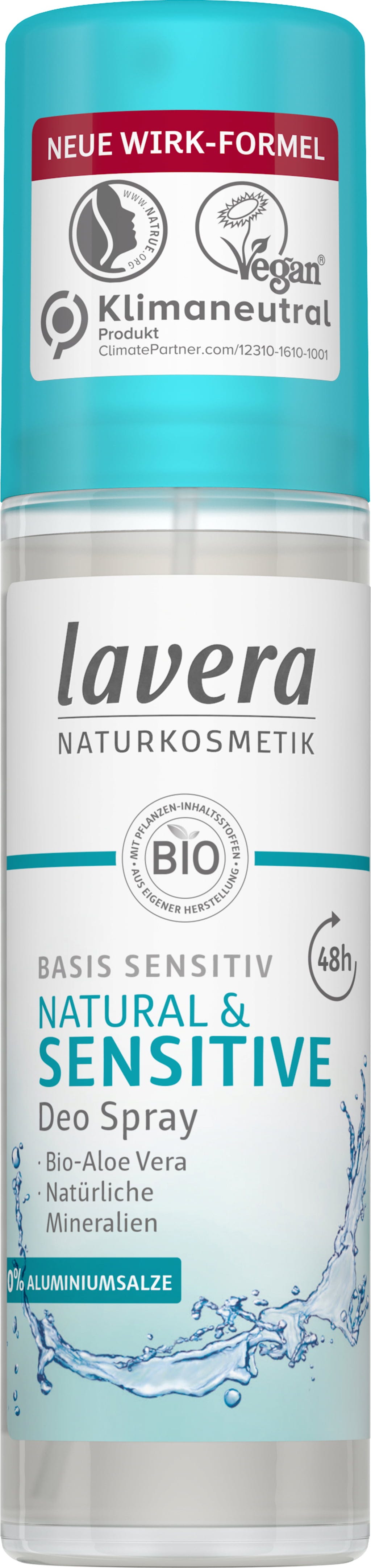 lavera  Basis Sensitiv Deo Spray NATURAL & SENSITIVE, 75 ml