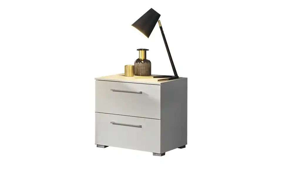 Nachttisch Aldono 50 cm Weiß