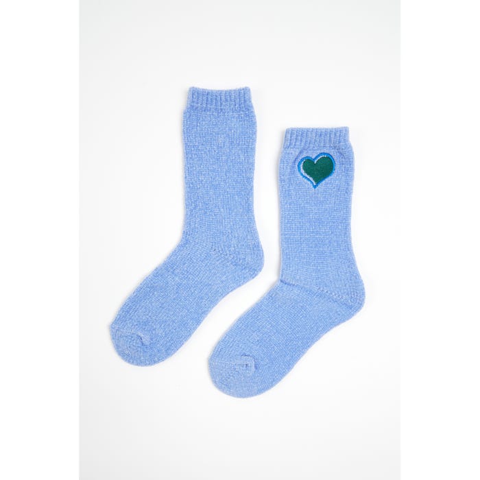 sOxi-Chenille sokken hart - Soxi