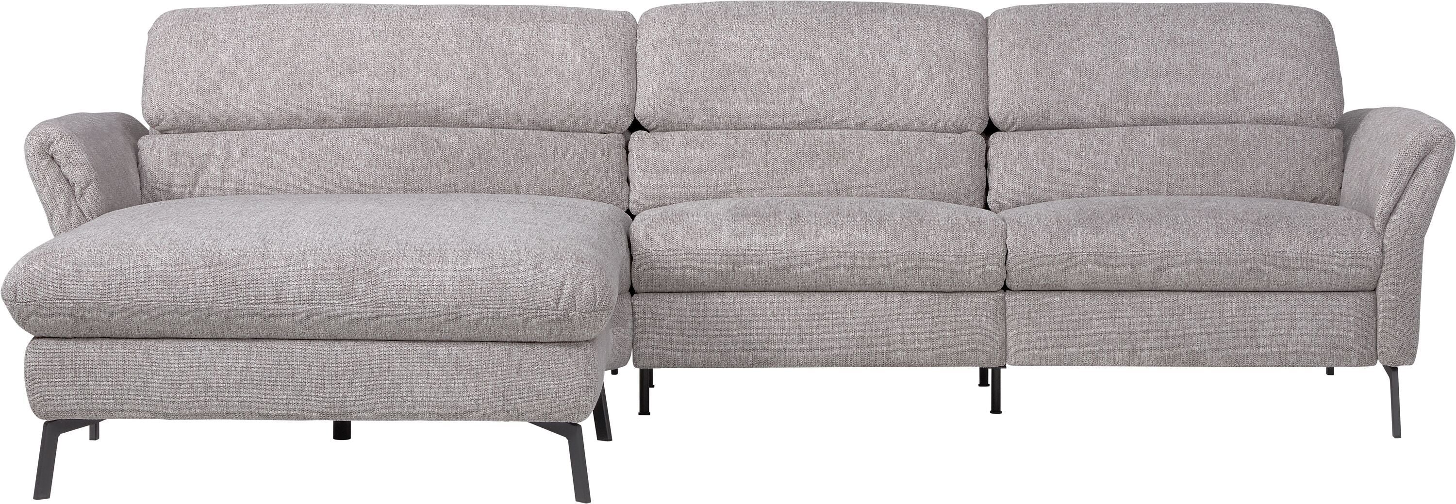 SEBO Ecksofa - Hellgrau / B: 284.0 cm x T: 161.0 cm x H: 84.0 cm