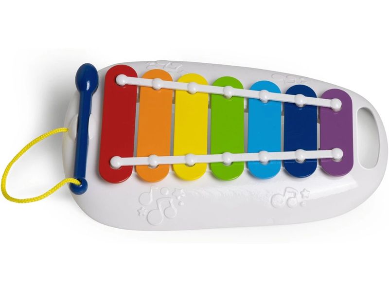 Chicco Musikspielzeug Mein erstes Xlophon Buntes Xylofon mit Klangplatten für musikalischen Spass