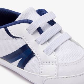 Sneakers L004 Cub bébé en textile et synthétique Chaussures - Blanc - Lacoste - Enfant