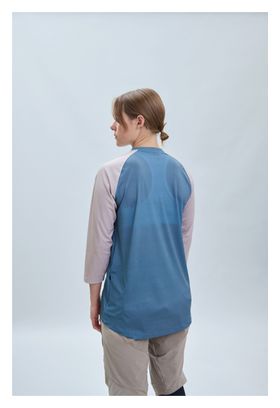 Maillot Manches 3/4 Femme Poc MTB Pure Bleu/Beige