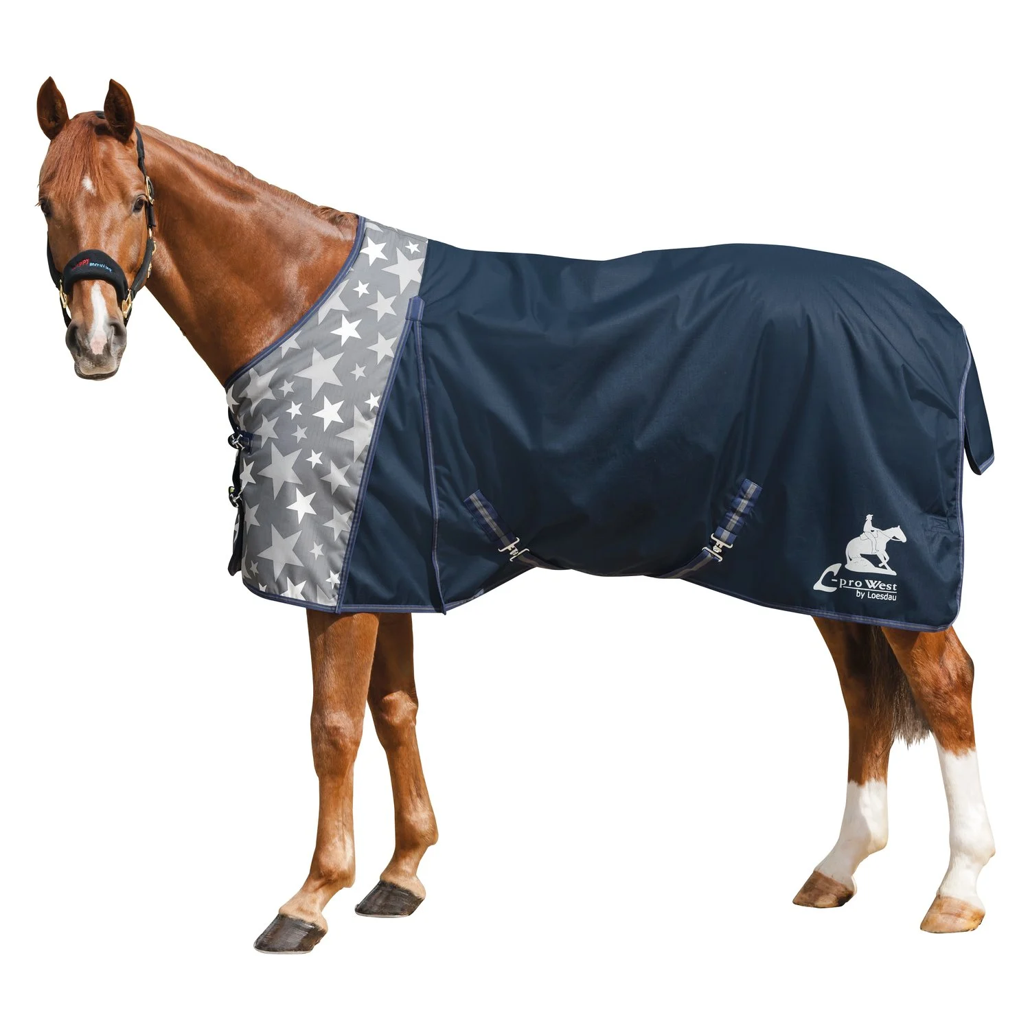 L-pro West Outdoordecke Sparkler - navy/grey