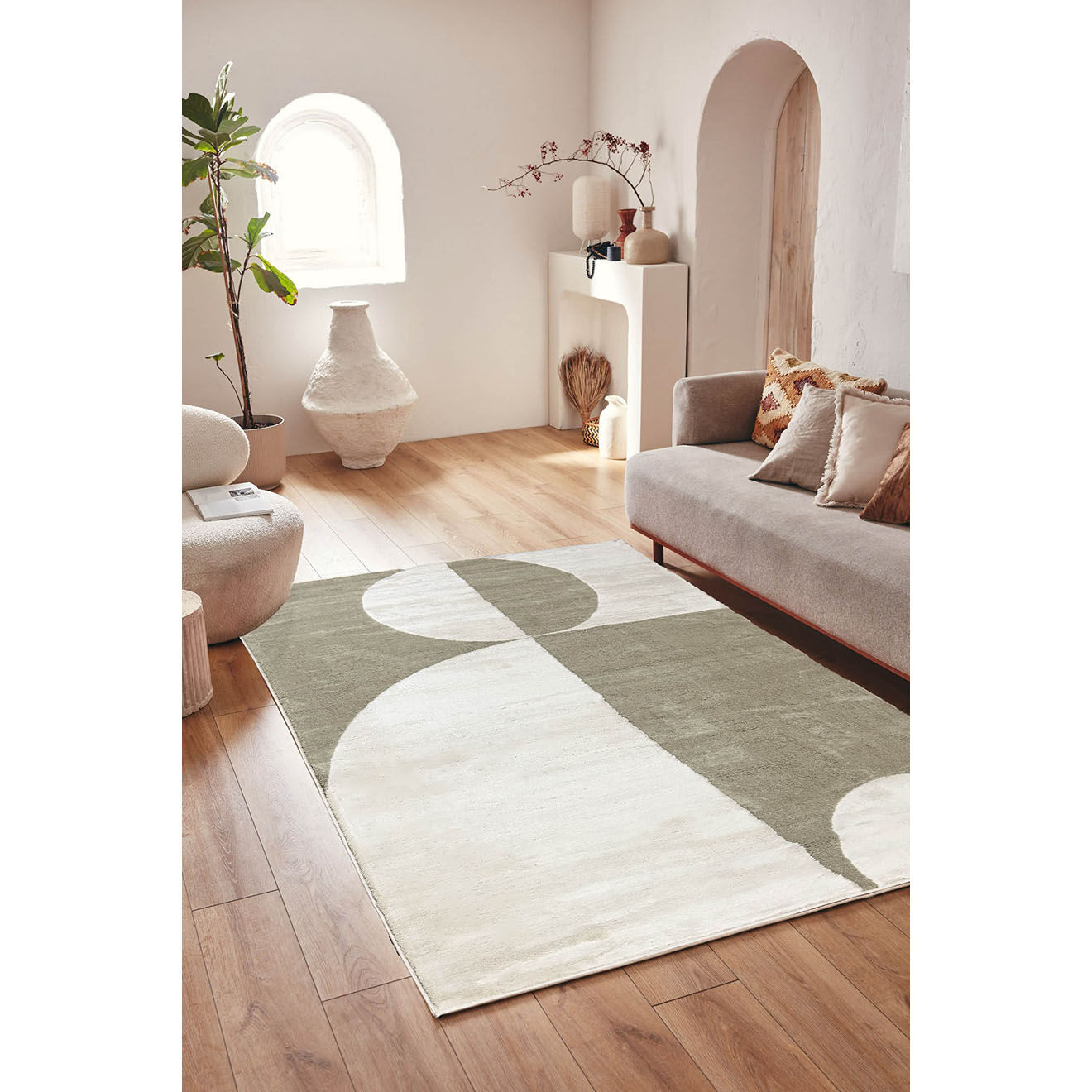 Nazar Rugs Tapis Nely 793 vert - 120x160 cm